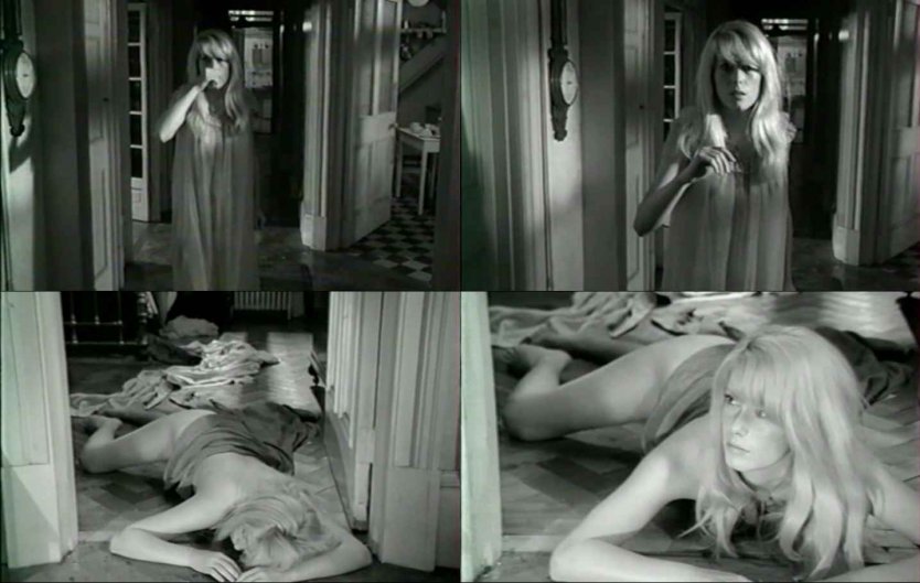 Частное фото спящей Катрин Денев