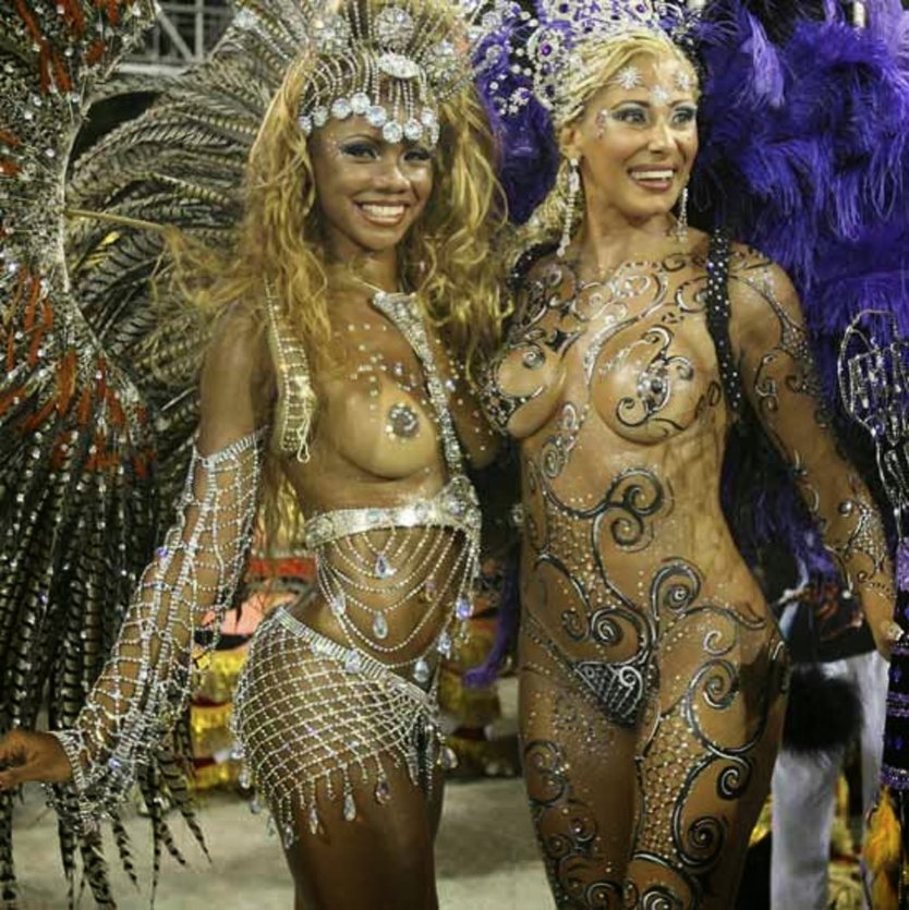 Голые бразильянки Brazilian Carnival 2020