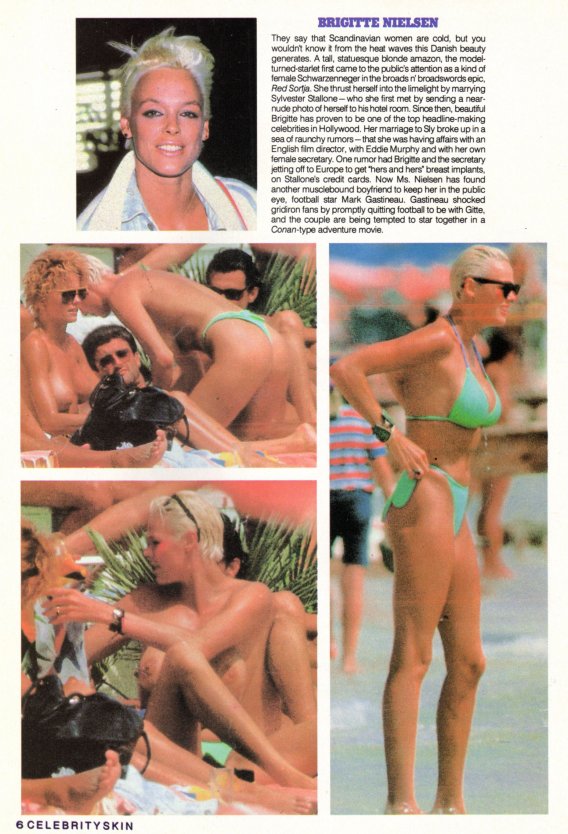 Обои Бригитта Нильсен голая