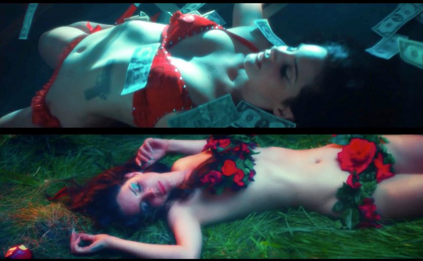 Лана дель Рей лесби поцелуй