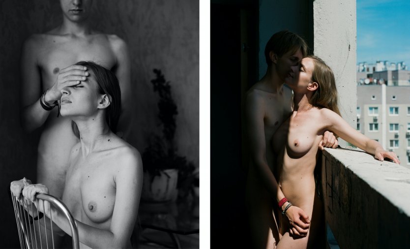 Страстные голые женщины