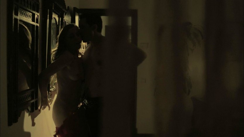 Мелисса Джордж сиськи треугольник