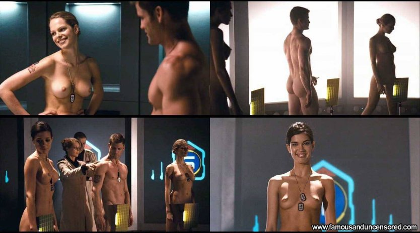 Дина Мейер Звездный десант сцена в душе