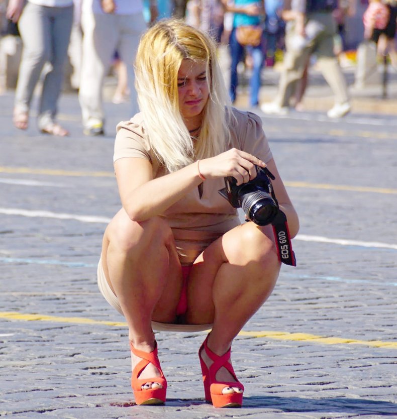 Женские засветы-нарезка...