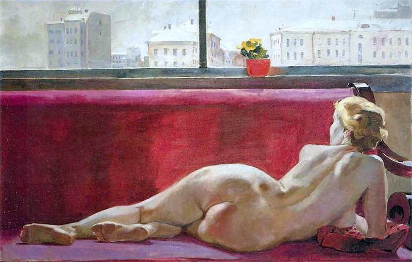 Александр Дейнека картины натурщица