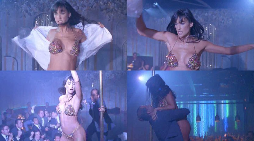 Деми Мур стриптиз танец