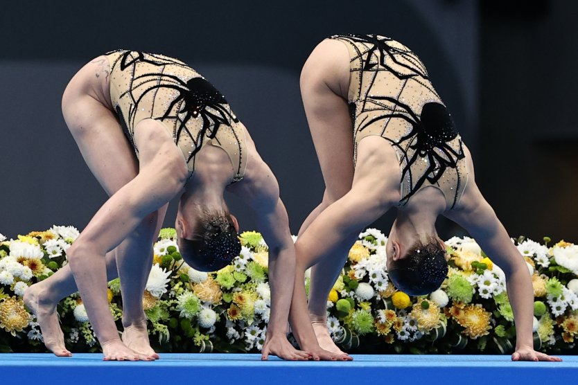 Выступление синхронисток на Олимпиаде