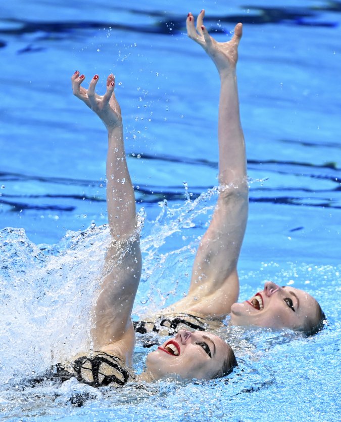 Пловчихи синхронистки