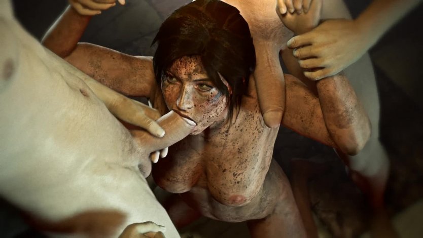 Tomb Raider Лара Крофт 3д хентай