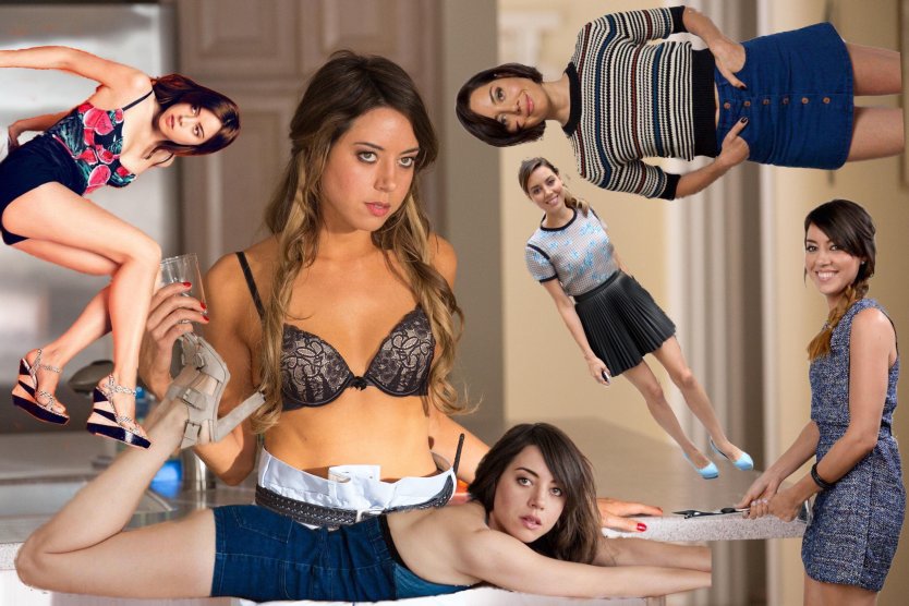 Обри Плаза дедушка легкого поведения