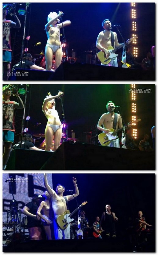 Голая солистка Ленинграда