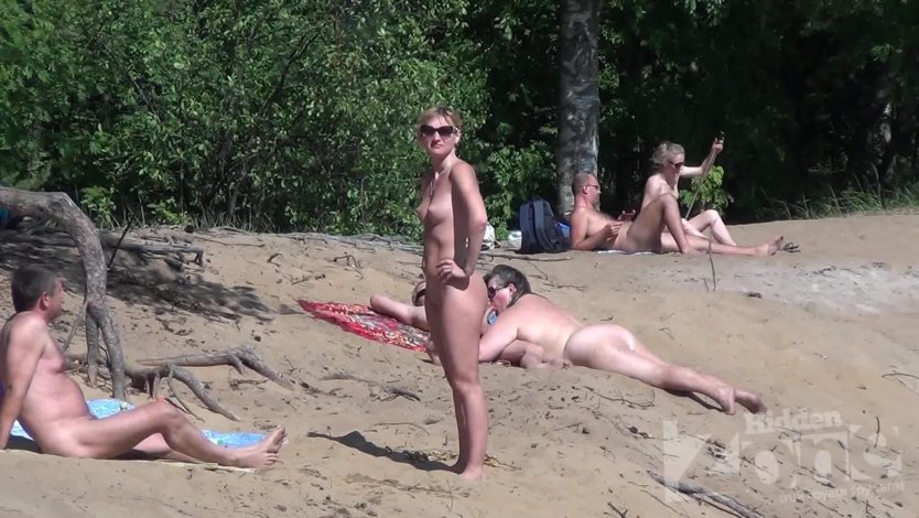 Скрытая камера пляж дюны