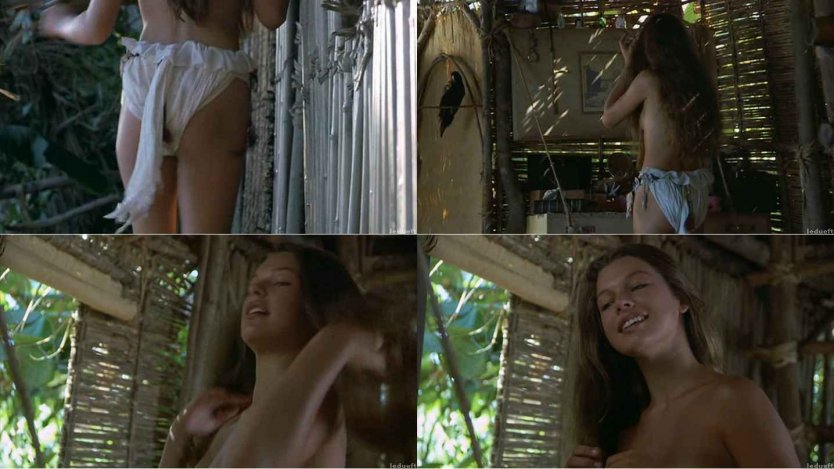 Мила Йовович голубая Лагуна голая