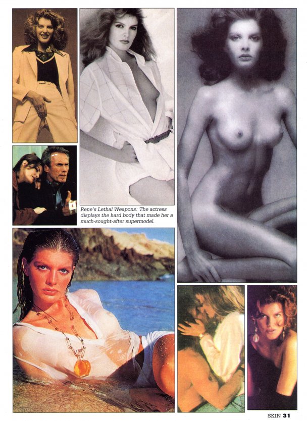 Рене Руссо в молодости ню