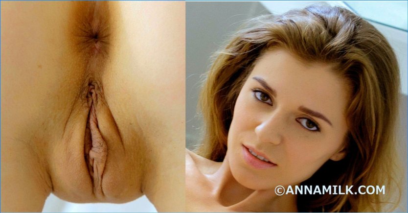 Вагина и лицо крупным планом