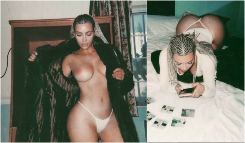 Ким Кардашьян беременная селфи