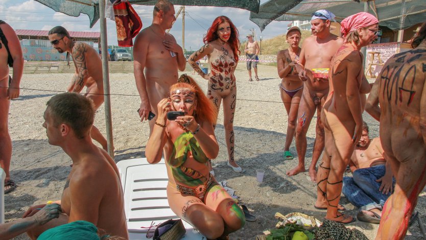 Нудистский фестиваль в Коктебели