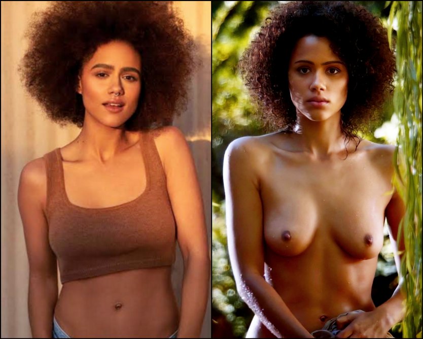 Натали Эммануэль (Nathalie Emmanuel) сиськи