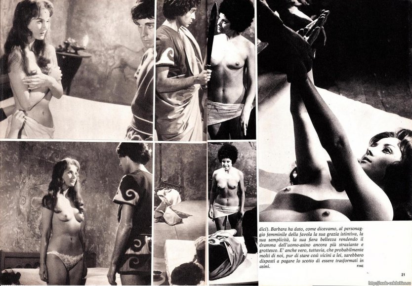 Голая Барбара Брыльска в фильме фараон