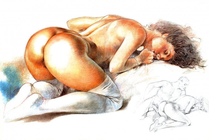 Эротические рисунки Паоло Серпиери