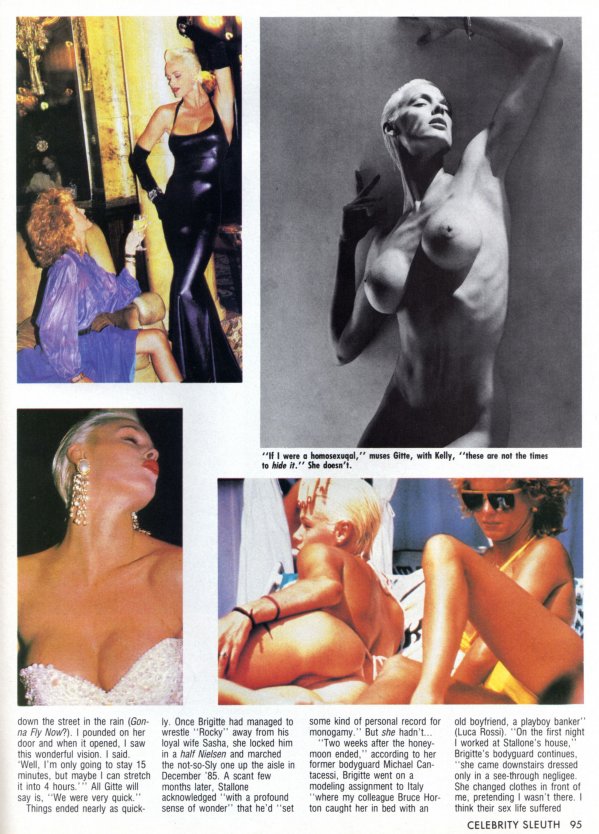 Бриджит Нильсен в молодости ню