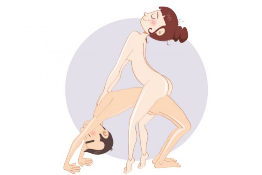 Голые бабы в необычных позах