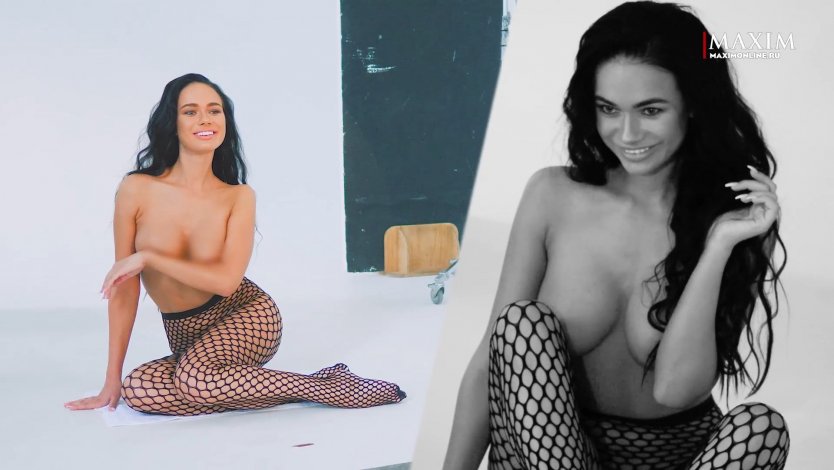 Голая Яна Кошкина с голой попкой