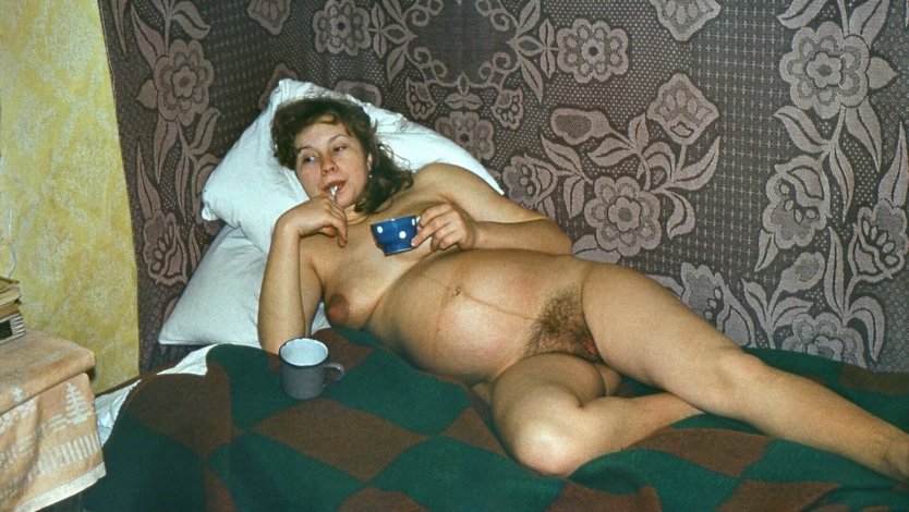 Голые беременные женщины ретро