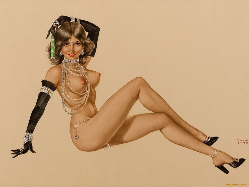 Альберто Варгас пин ап голые