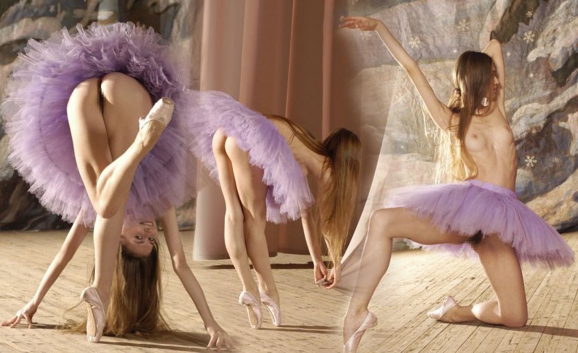 Голые азиатки балерины