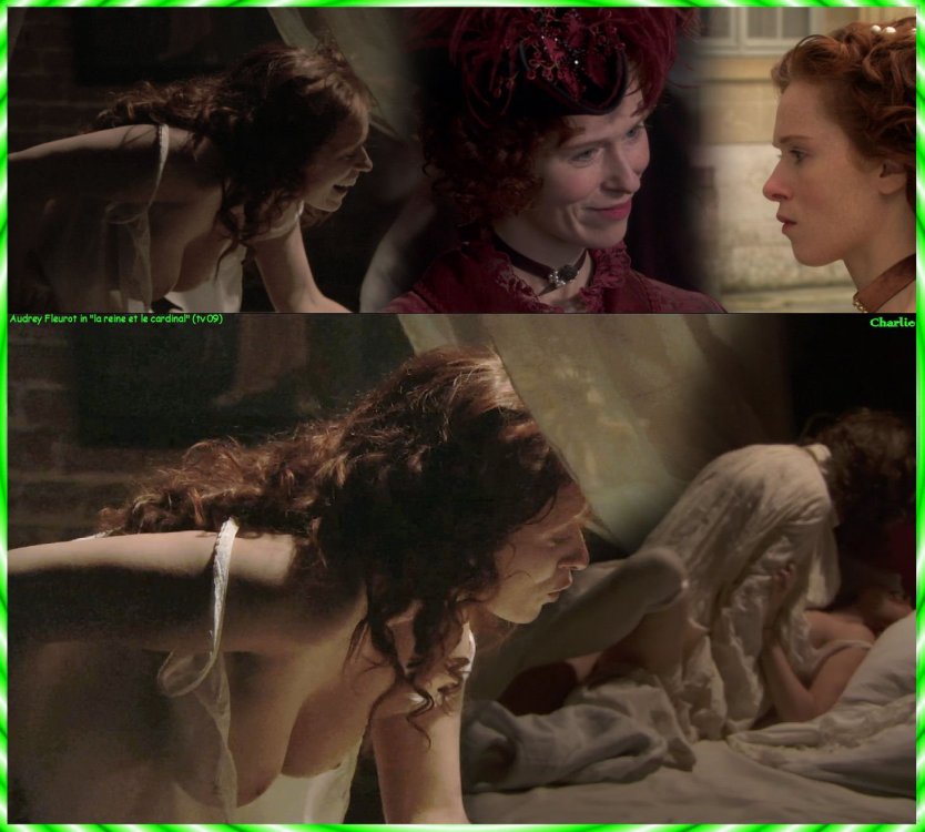 Одри Флеро грудь