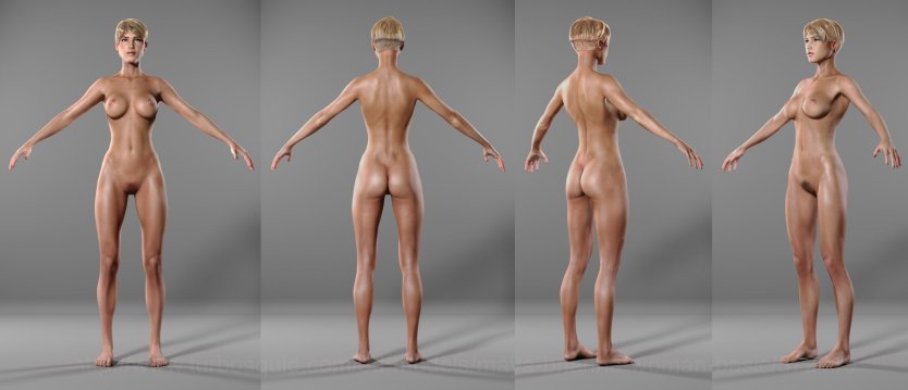 3d моделирование голых женщин