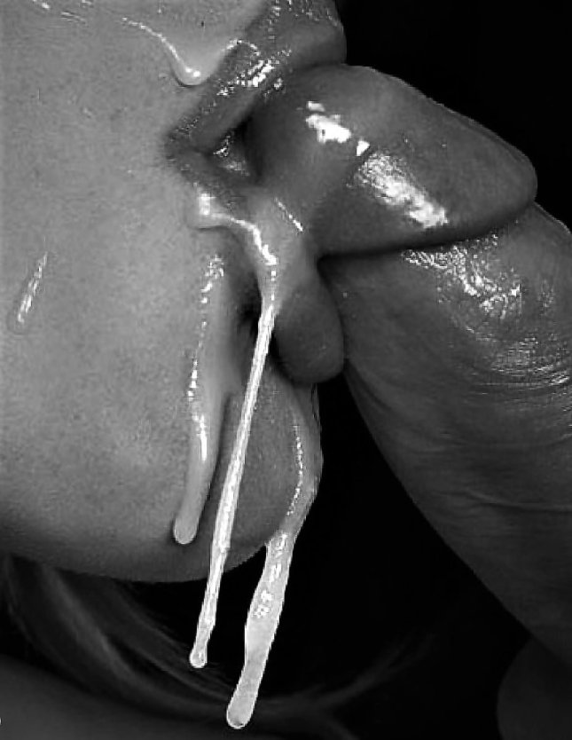 Кончил в рот красиво чб