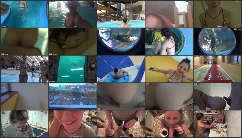 Потрахались в аквапарке