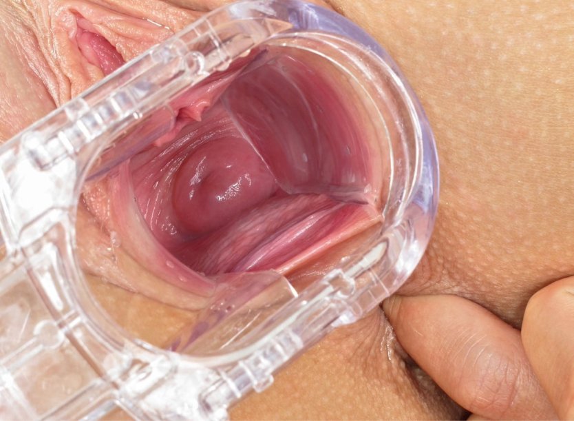 Видеокамера внутри влагалища