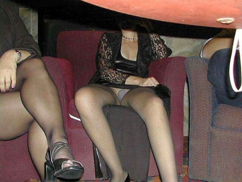 Жена в колготках подсмотренное