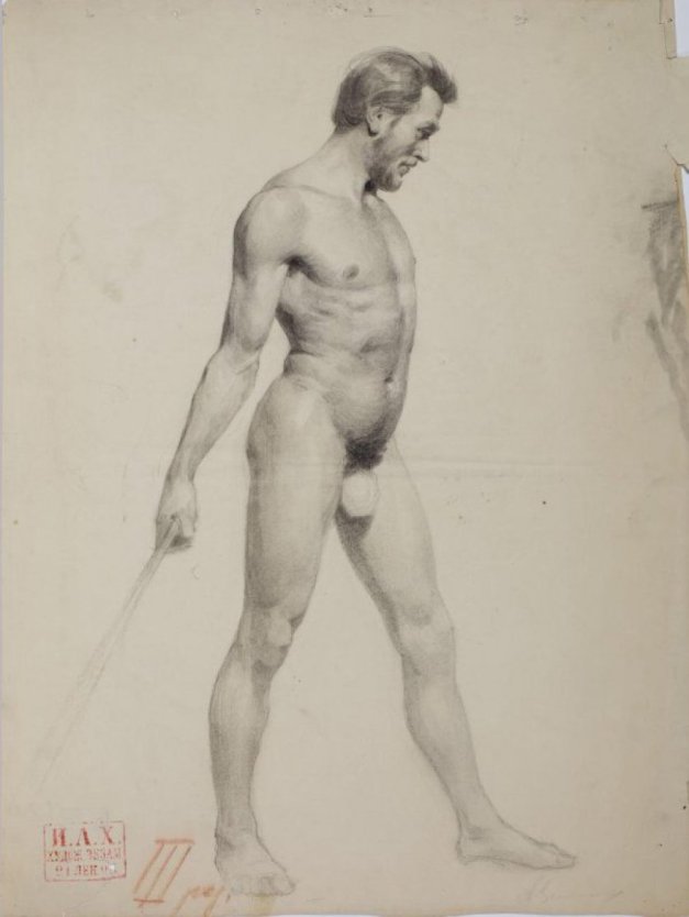 Натурщики мужчины без одежды