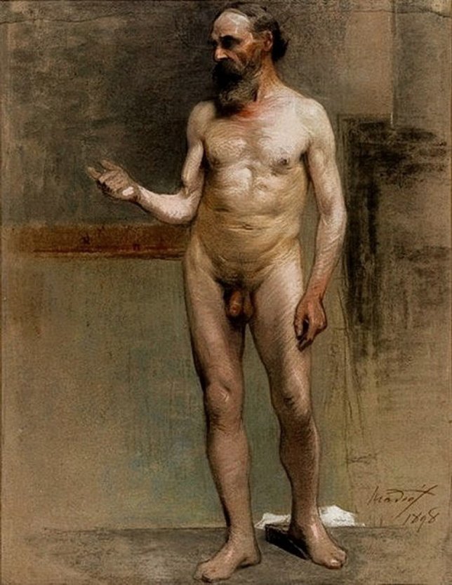 Мужской пенис в живописи