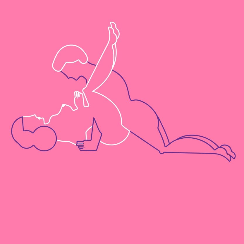 Поза вертолет камасутра