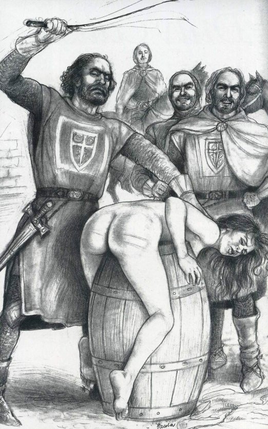 Наказание девушек поркой рисунки