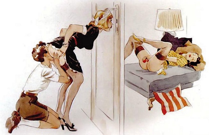 Кунилингус иллюстрация