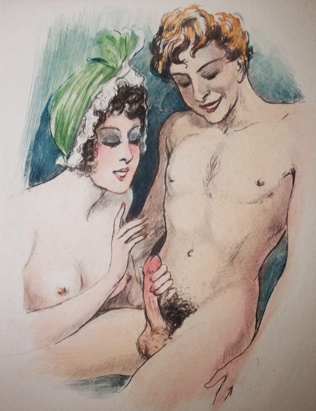 Ретро эротическая живопись