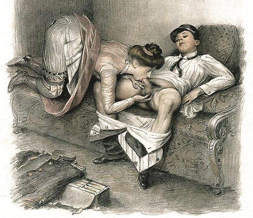 Старинные порнографические иллюстрации