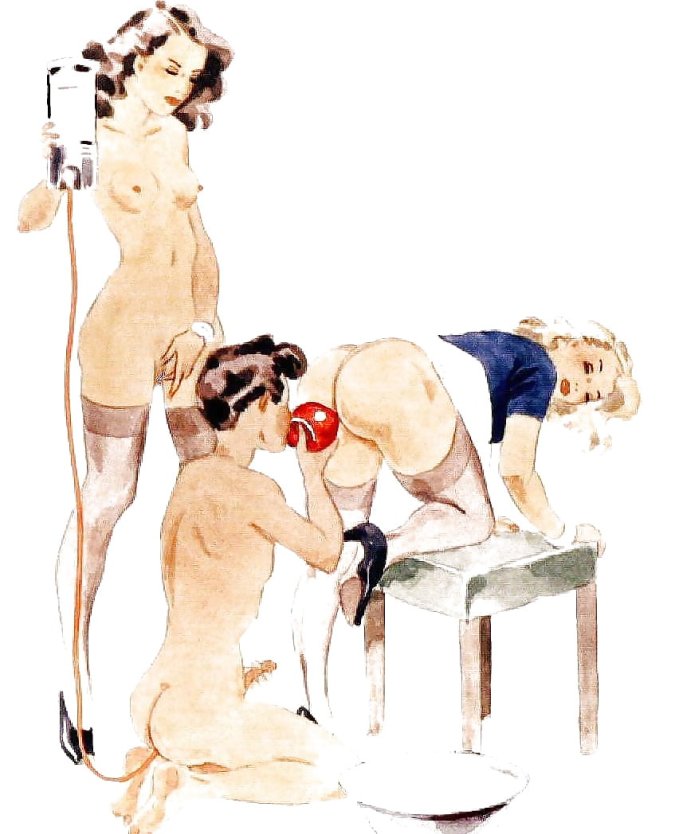 Julie Delcourt рисунки клизма