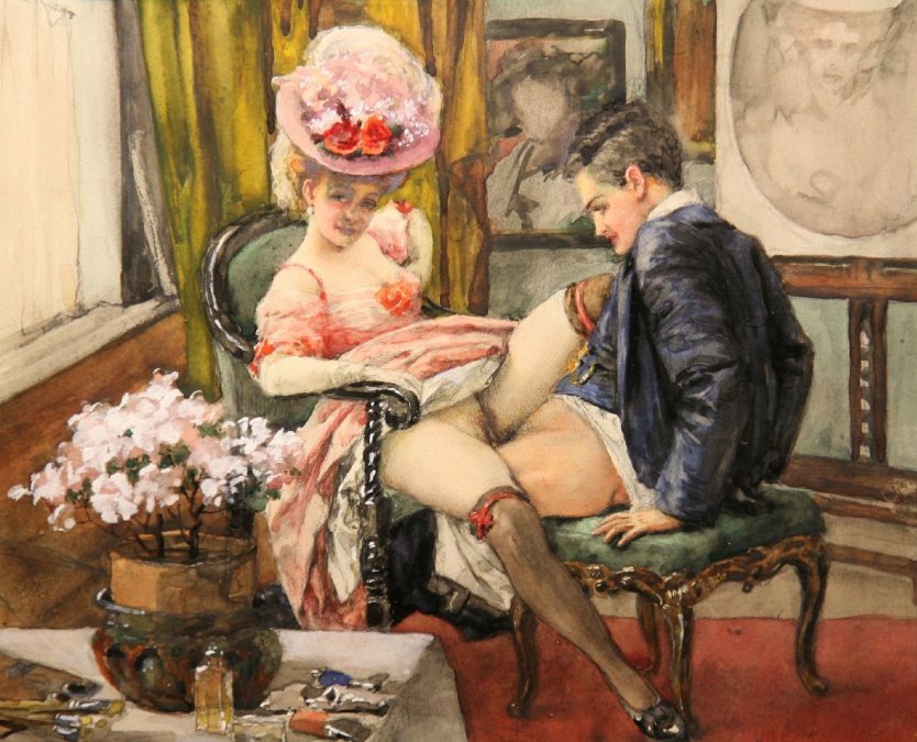 Эротические картины художников