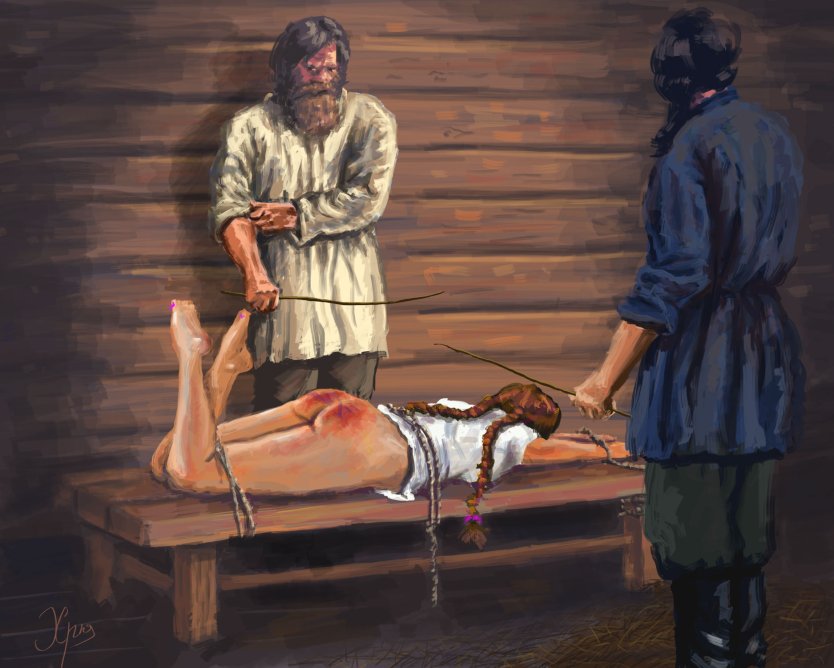 Наказание розгами женщин