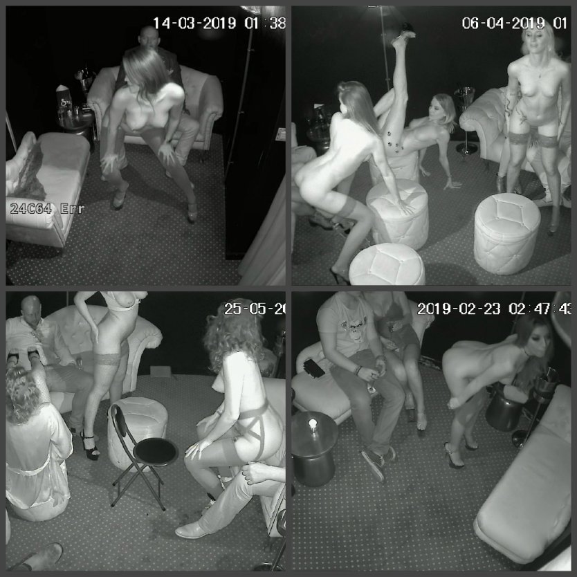 Скрытая камера в приватной комнате стриптиз клуба