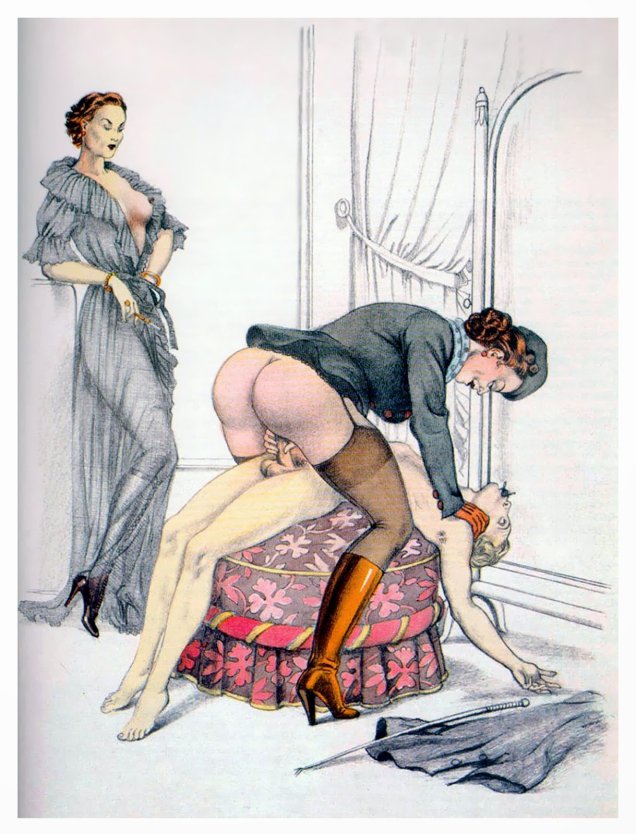 Старинные порнографические иллюстрации