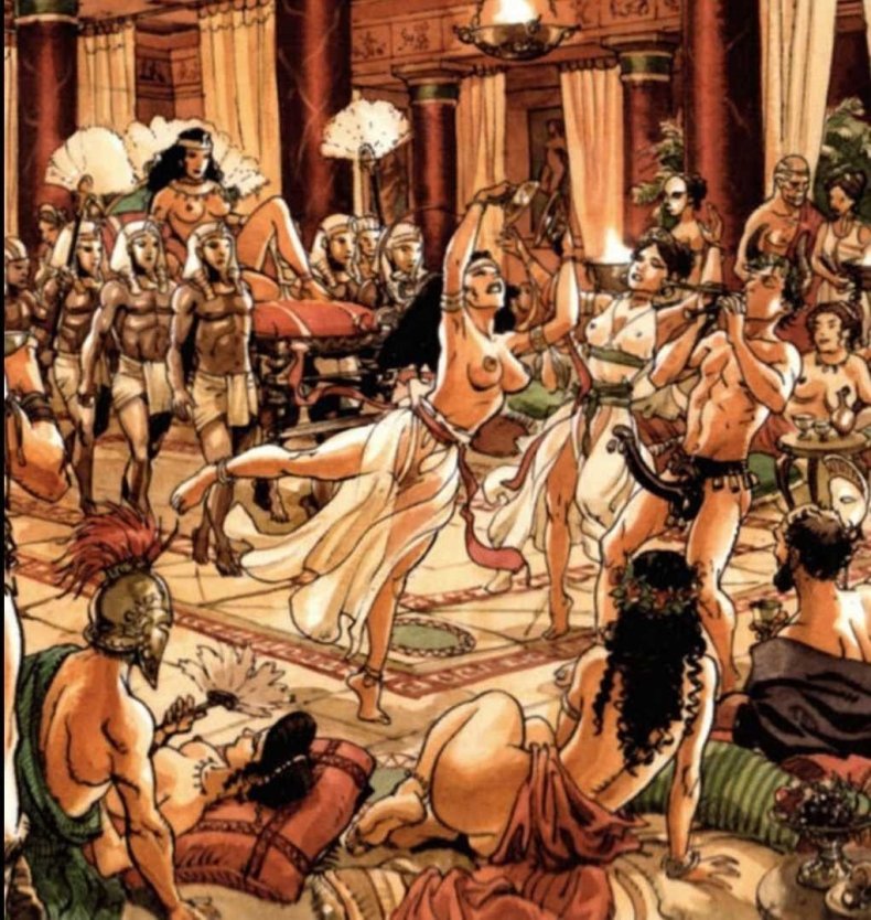 Хентай средневековье оргии