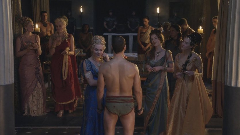 Спартак боги арены Люси Лоулесс голая